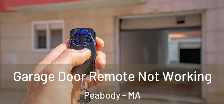  Garage Door Remote Not Working Peabody - MA
