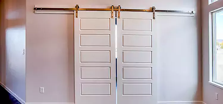 Glass Barn Door with Installation Hardware Kit Peabody